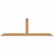 Ekena Millwork Portland Timber Gable Bracket, Western Red Cedar, 108"W x 36"H x 1 1/2"D x 5 1/2"F, 8/12 Pitch GBW108X36X0206POR00SWR - alternate 1